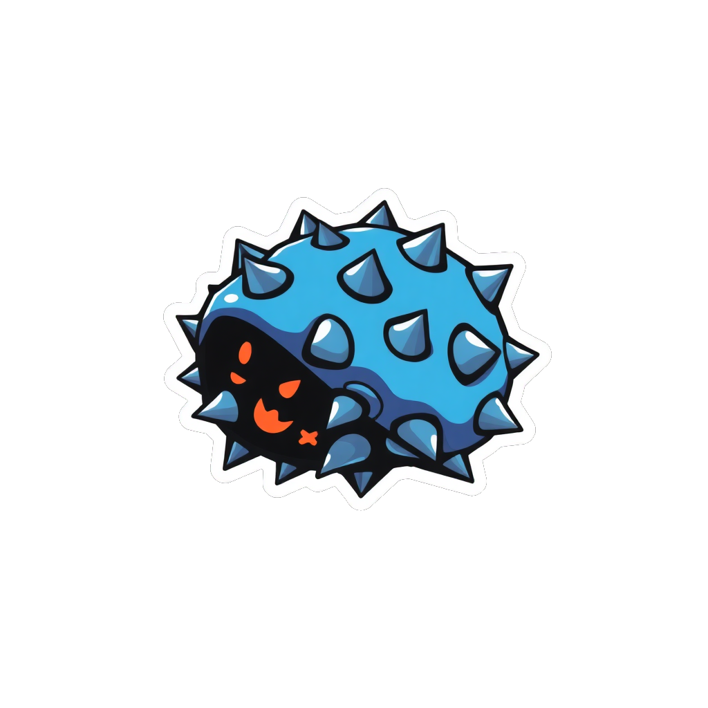 spiky blue shell