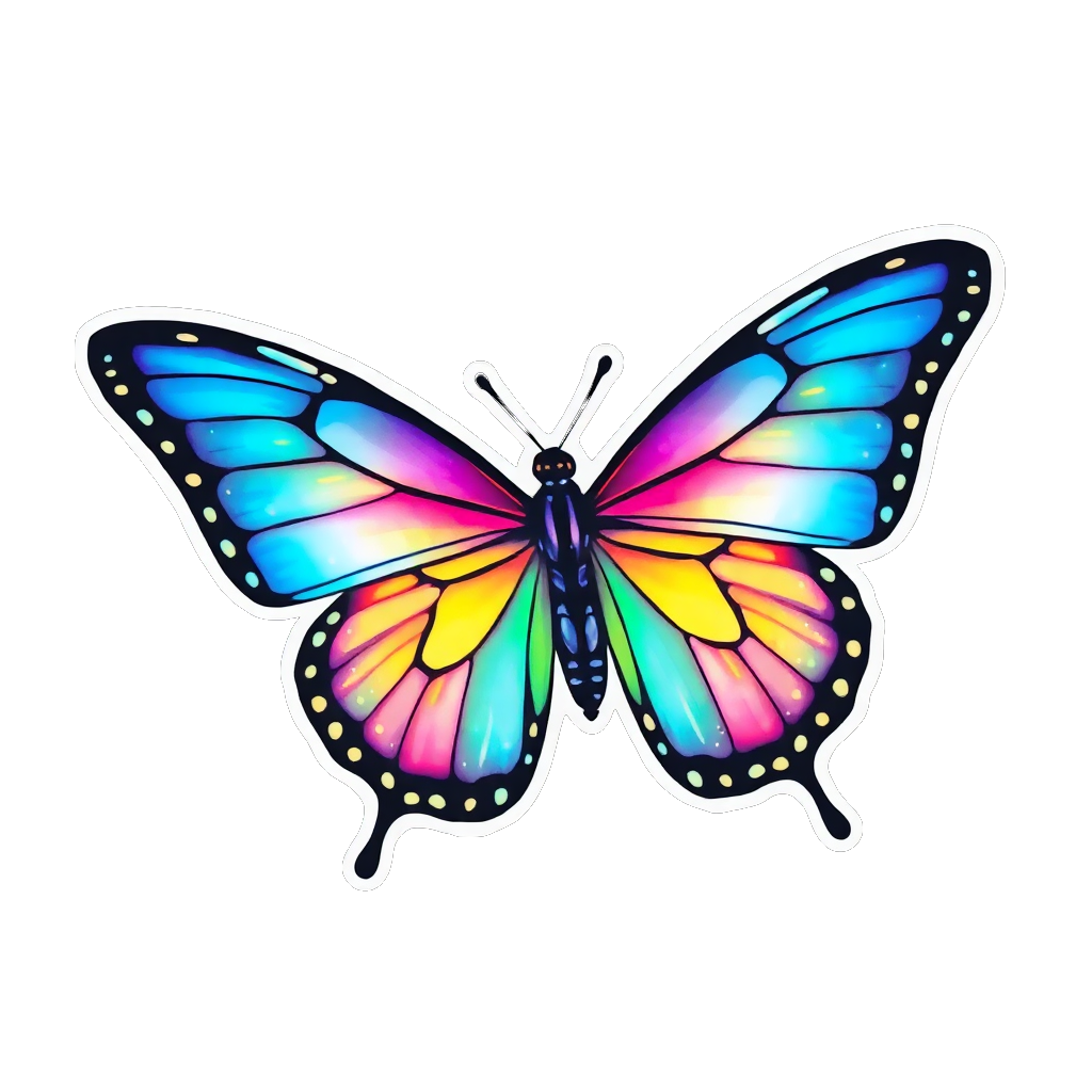 vibrant butterfly