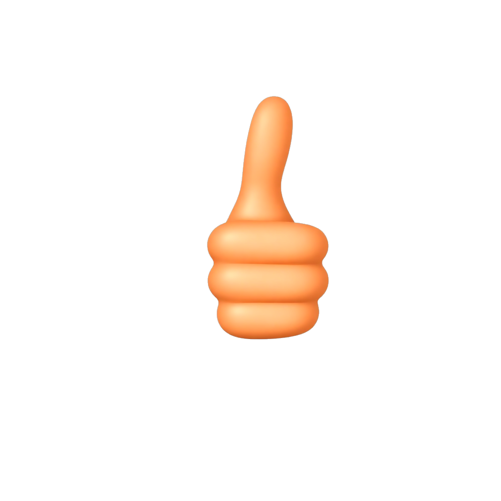 thumbs up sign