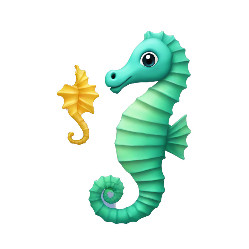 a seahorse