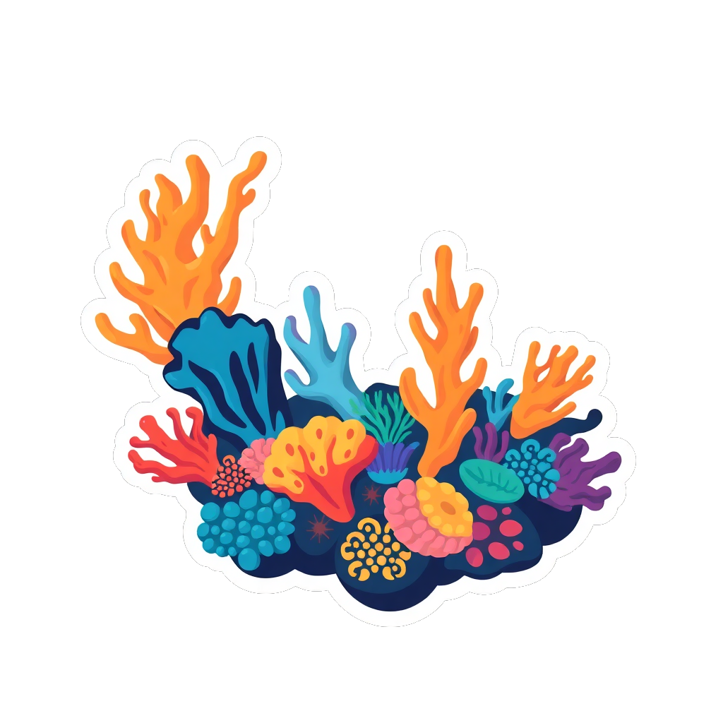 colorful coral reef