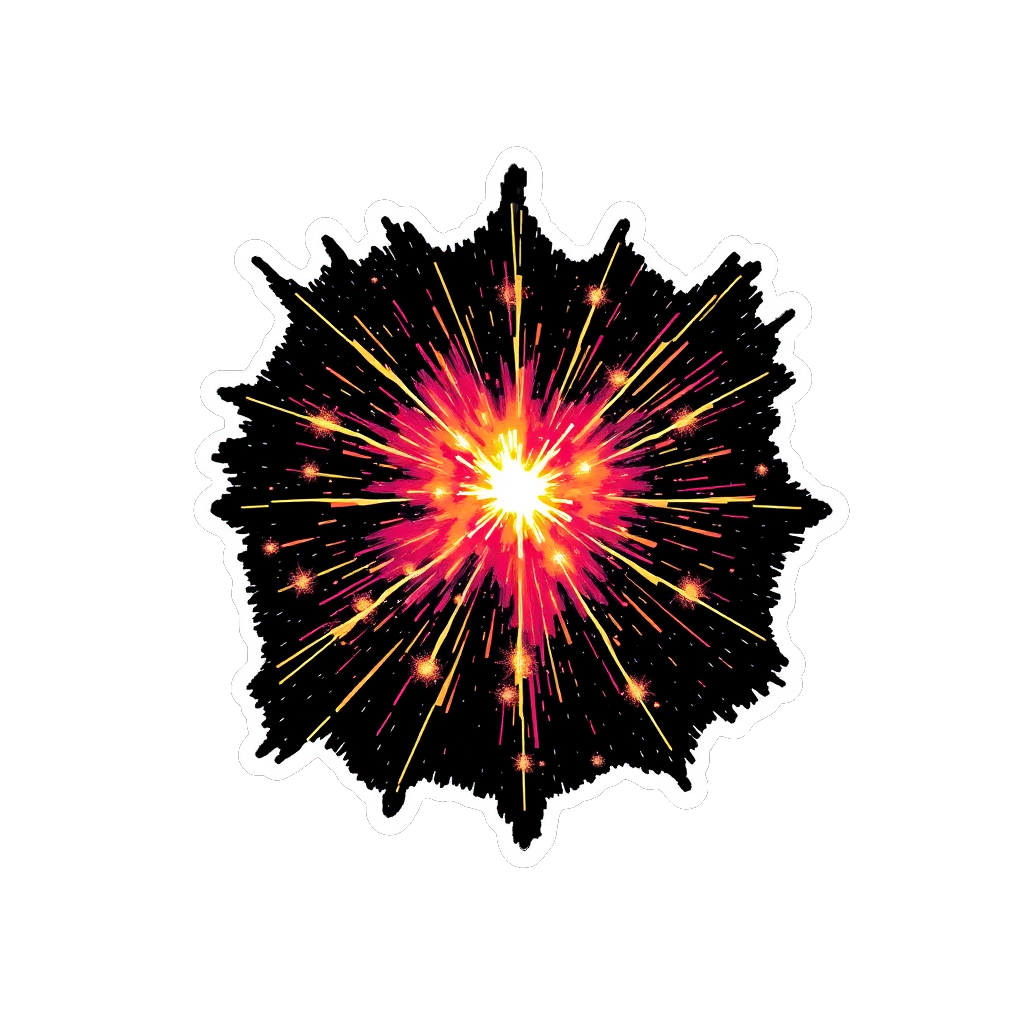 bright supernova explosion