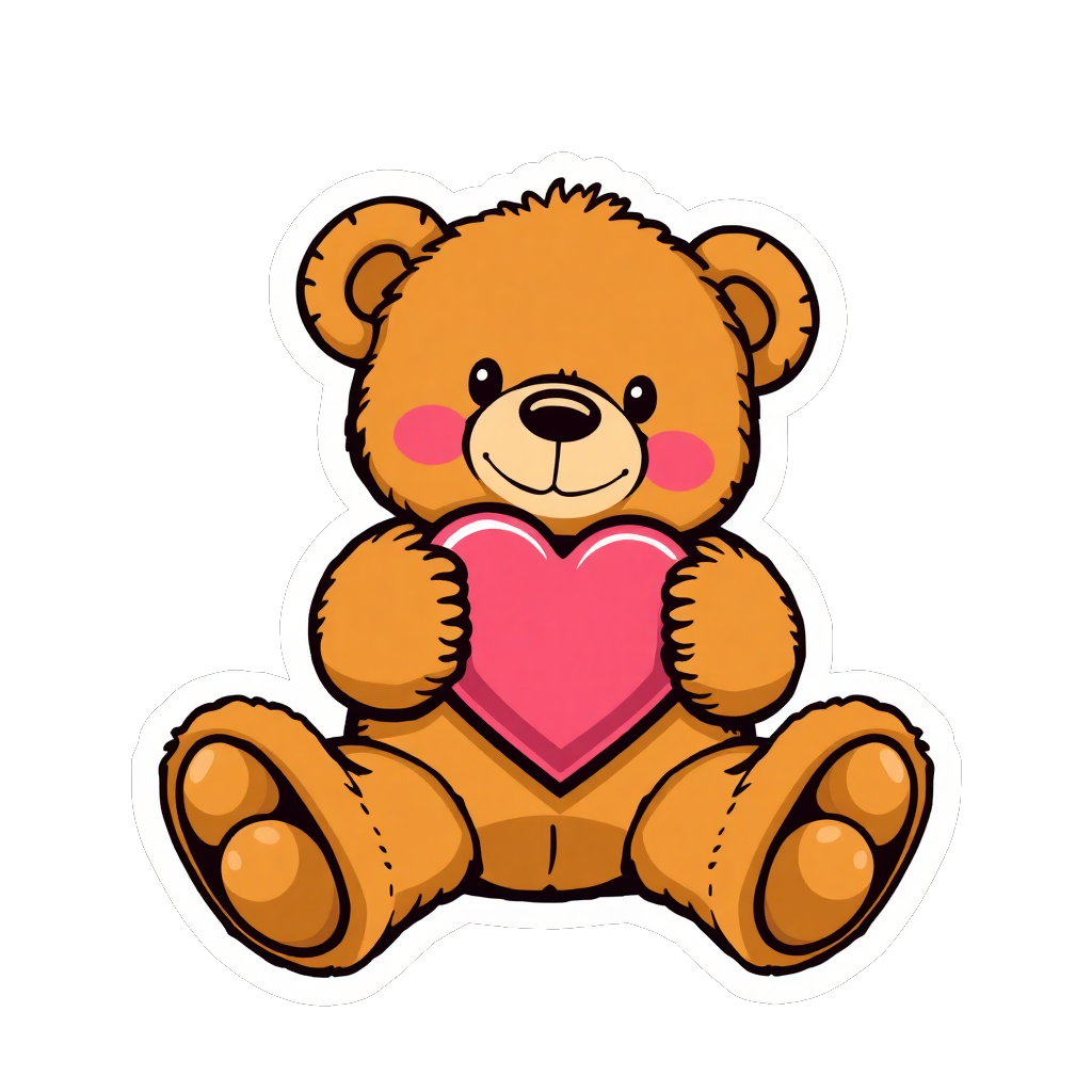 teddy bear with heart