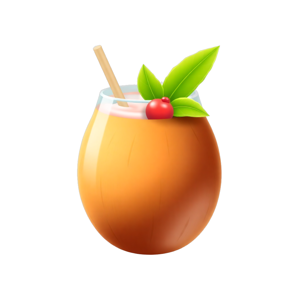 tropical coconut drink